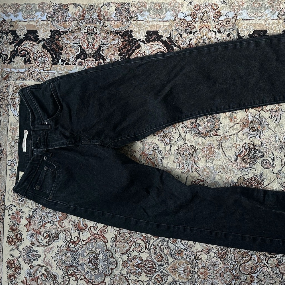Black Straight Jeans